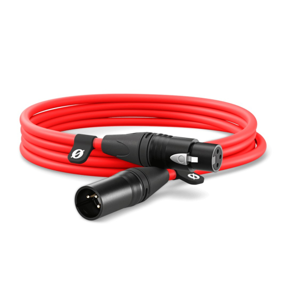 Obrázok pre RØDE XLR3M-R audio kabel 3 m XLR Červená