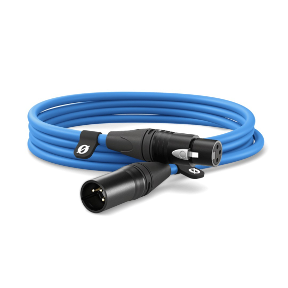 Obrázok pre RØDE XLR3M-B audio kabel 3 m XLR Modrá