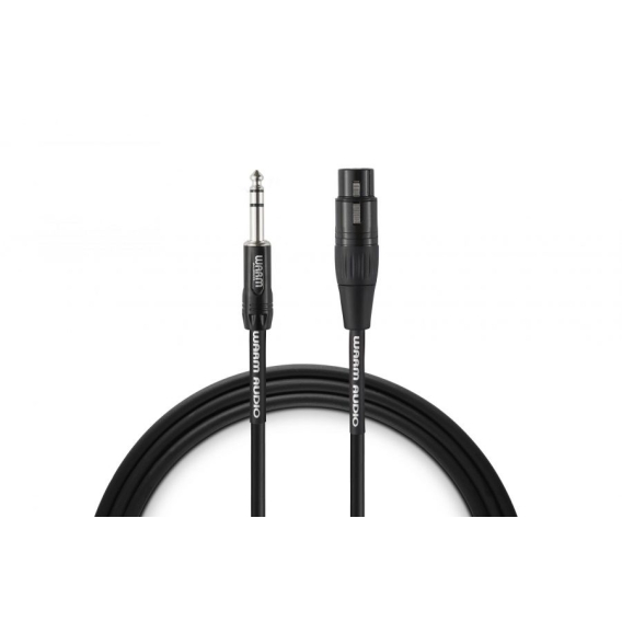 Obrázok pre Warm Audio PRO-XLRF-TRSM-3 audio kabel 0,9 m XLR 6.35mm TRS Černá