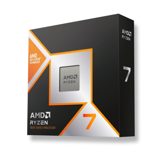 Obrázok pre AMD Ryzen 7 9800X3D procesor 4,7 GHz 104 MB L2 & L3 (100-100001084WOF) Krabice