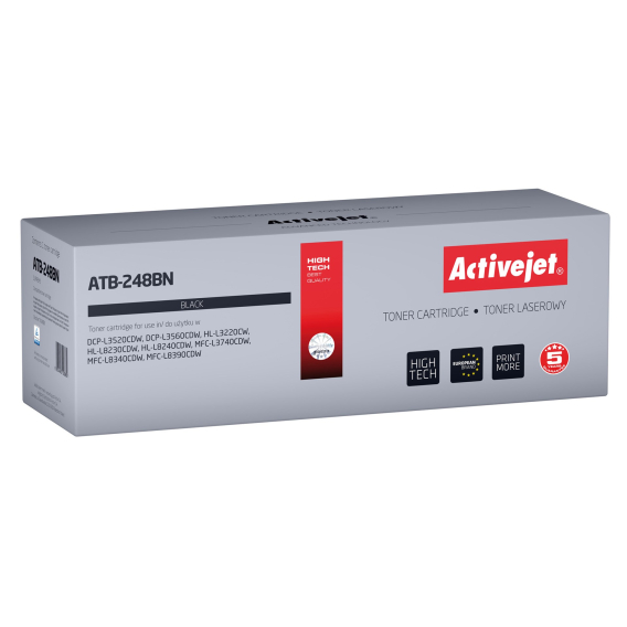 Obrázok pre Activejet ATB-248BN toner pro tiskárny Brother (náhradní Brother TN248BK; Supreme; 1000 stran; černý)