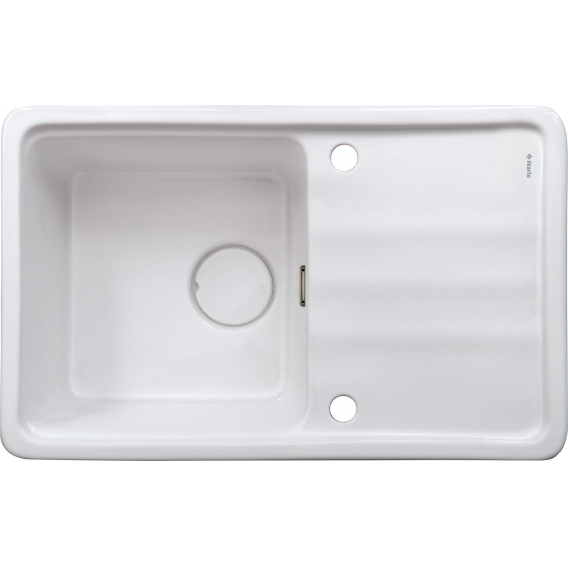 Obrázok pre 1-bowl ceramic sink with drainer