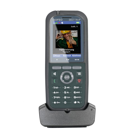 Obrázok pre AGFEO DECT 78 IP IP telefon Šedá TFT