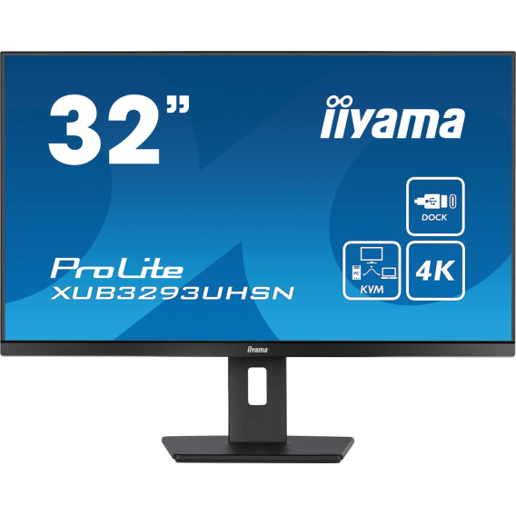 Obrázok pre iiyama ProLite XUB3293UHSN-B5 počítačový monitor 80 cm (31.5") 3840 x 2160 px 4K Ultra HD LCD Černá