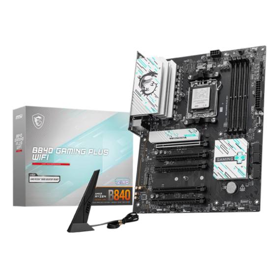 Obrázok pre MSI B840 GAMING PLUS WIFI základní deska AMD B840 Zásuvka AM5 ATX