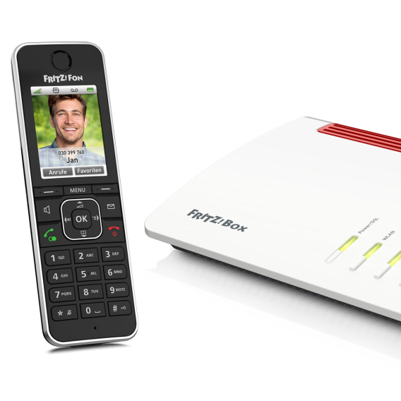 Obrázok pre FRITZ!Fon C6 DECT telefon Identifikace volajícího Černá