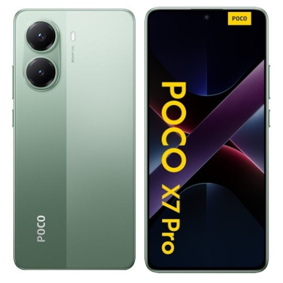 Obrázok pre Xiaomi POCO X7 Pro 16,9 cm (6.67") Dual SIM 5G USB typu C 12/ 512 GB 6000 mAh Zelená