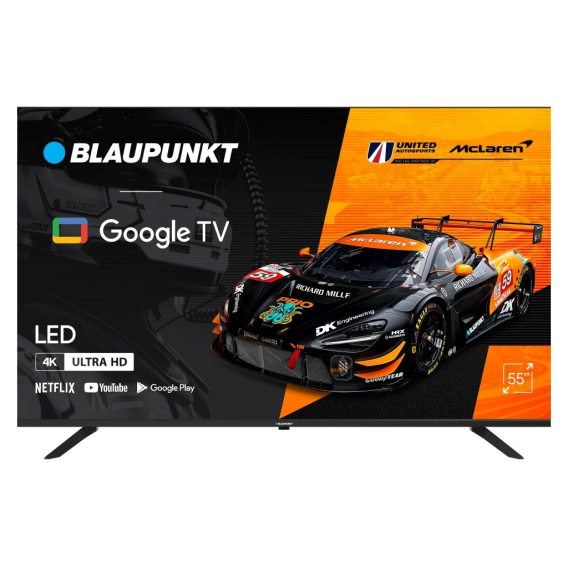 Obrázok pre Televizor Blaupunkt 55UGC5500S 55" 4K Ultra HD DLED Google TV Wi-Fi Bluetooth Černá