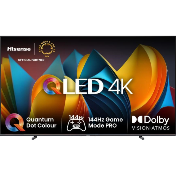 Obrázok pre Hisense 100E7NQ televizor 2,54 m (100") 4K Ultra HD Smart TV Wi-Fi Černá 400 cd/m²