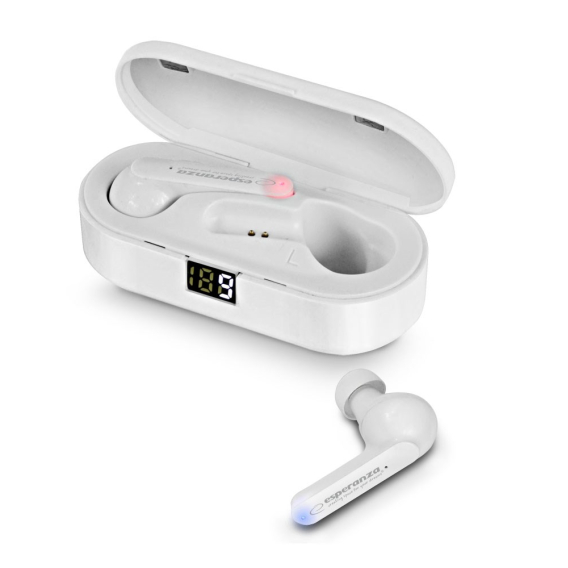 Obrázok pre Esperanza EH230W Sluchátka do uší Bluetooth TWS Bílá