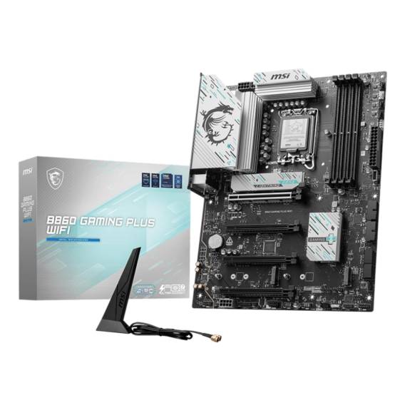 Obrázok pre MSI B860 GAMING PLUS WIFI základní deska Intel B860 LGA 1851 (Socket V1) ATX