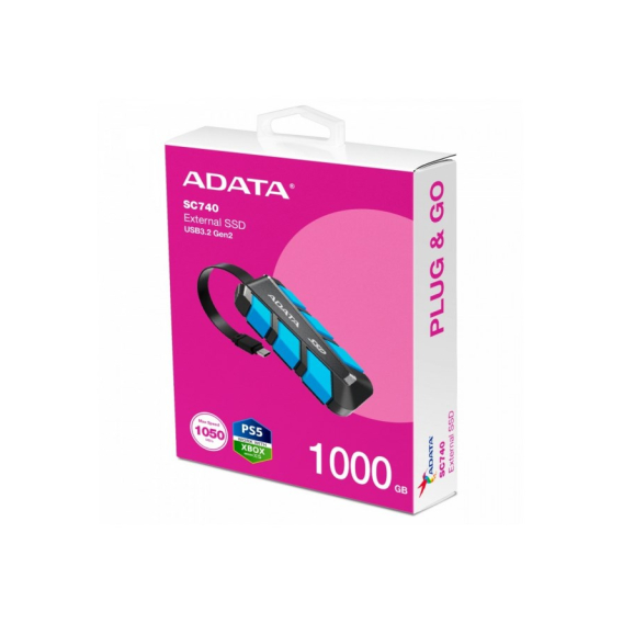 Obrázok pre ADATA SSD SC740 1000 GB COLOR BOX BLUE
