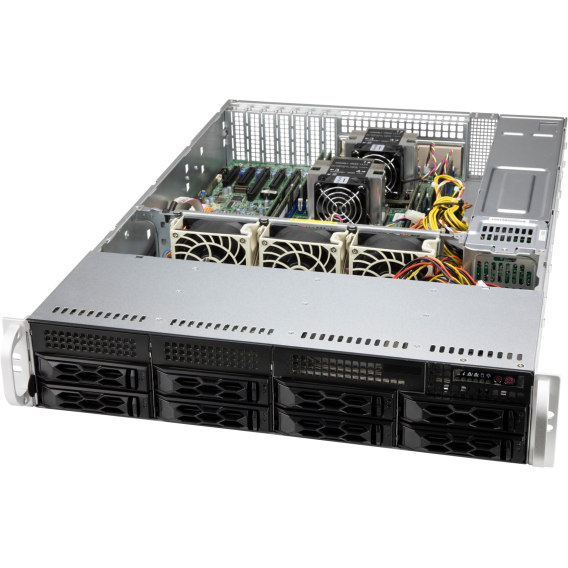 Obrázok pre Supermicro CSE-LA25TQC-R609LP počítačová skříň Černá 600 W