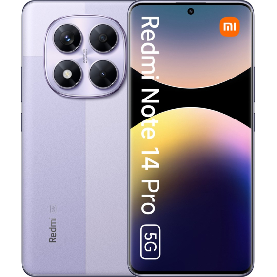 Obrázok pre Xiaomi Redmi Note 14 Pro 5G 16,9 cm (6.67") Dual SIM USB typu C 12/ 512 GB 5110 mAh Levandule, Purpurová