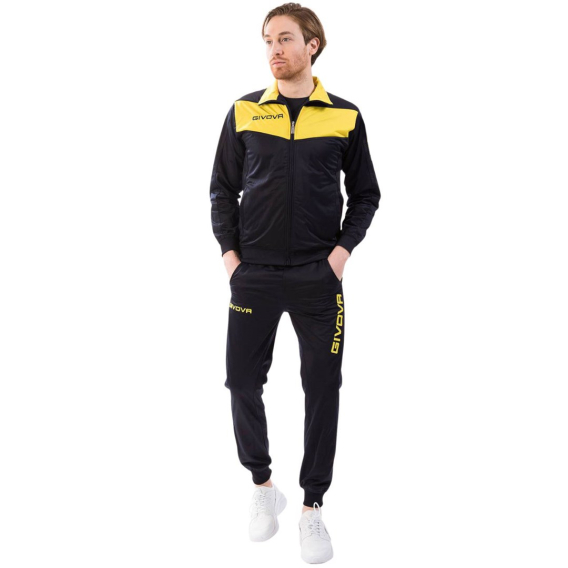 Obrázok pre Givova Tuta Visa Triacetato Tracksuit navy blue-yellow TR018 0407 L