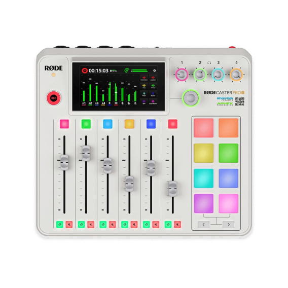 Obrázok pre RØDE RODECaster Pro II White - produkční studio podcastů, bílá