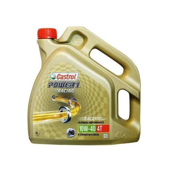 Obrázok pre Castrol Power 1 Racing 4T 10W-40 motorový olej 4 l Motocykl