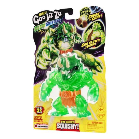 Obrázok pre Goo Jit Zu - Glow Shifters Action Figure - Tritops