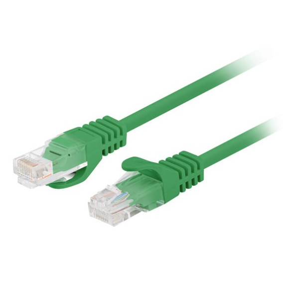 Obrázok pre PATCHCORD KAT.6 UTP 3M ZIELONY FLUKE PASSED LANBERG 10-PACK