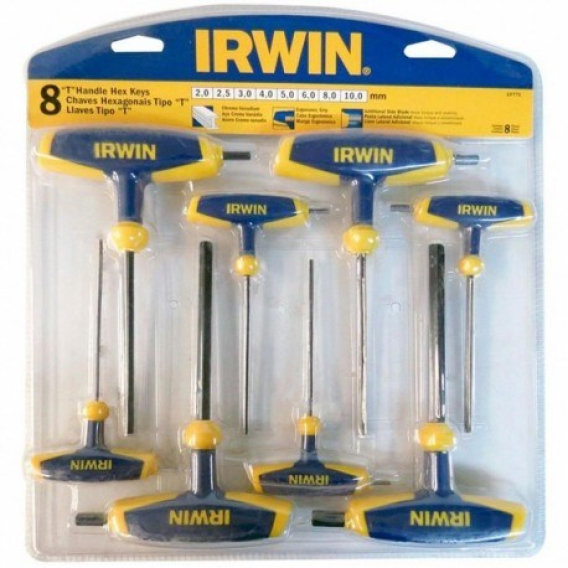 Obrázok pre IRWIN ALLEN KEY SET TYPE T 8pcs. 2.0 - 2.5 - 3.0 - 4.0 - 5.0 - 6.0 - 8.0 - 10.0