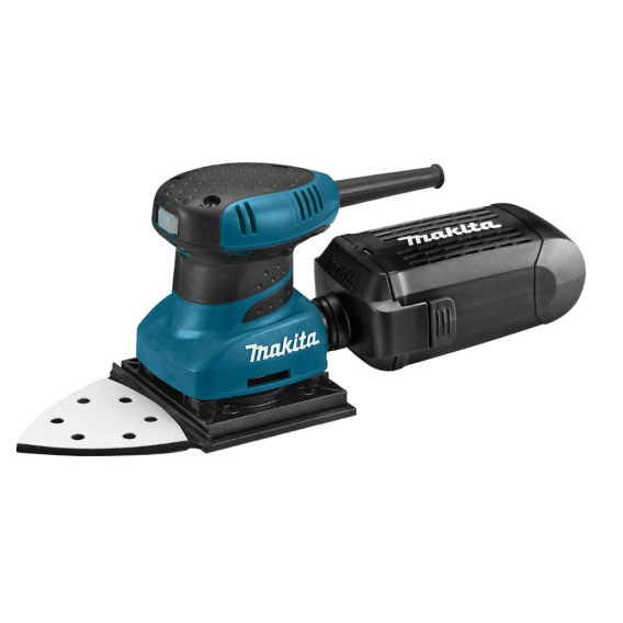 Obrázok pre Makita BO4565K přenosná bruska Vibrační bruska 14000 oscilací/min Černá, Tyrkysová 200 W