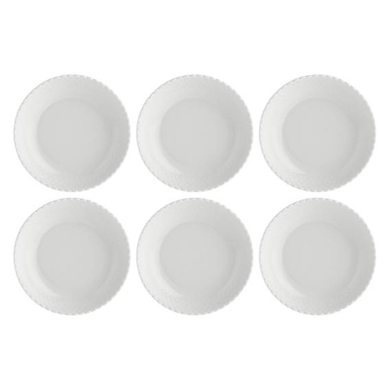 Obrázok pre Set of 6 Momenti Soup Plates - White, 24 cm