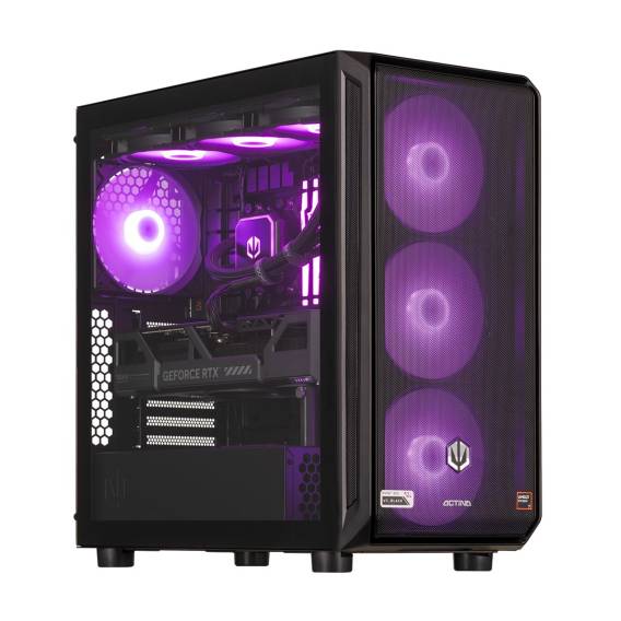 Obrázok pre Actina 5901443411956 PC AMD Ryzen™ 7 9800X3D 32 GB DDR5-SDRAM 2 TB SSD NVIDIA GeForce RTX 5080 Windows 11 Home Midi Tower Černá