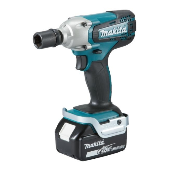 Obrázok pre Makita impact wrench 18V model DTW190RFJ 190Nm 1/2" with 2x 3.0Ah batteries