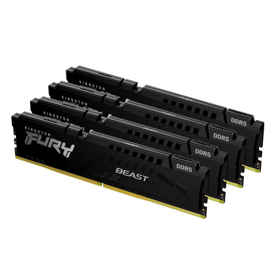 Obrázok pre Kingston Technology FURY Beast paměťový modul 128 GB 4 x 32 GB DDR5 2800 MHz