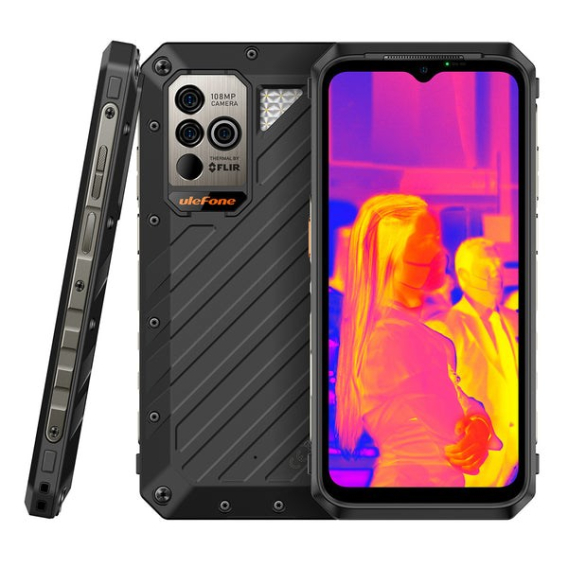 Obrázok pre Ulefone Armor 18T 16,7 cm (6.58") Dual SIM Android 12 5G USB typu C 12 GB 256 GB 9600 mAh Černá