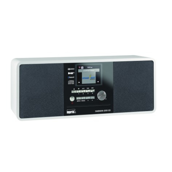 Obrázok pre Imperial DABMAN i200 CD Digitální 20 W DAB+, FM, UKW Černá, Bílá MP3 přehrávač