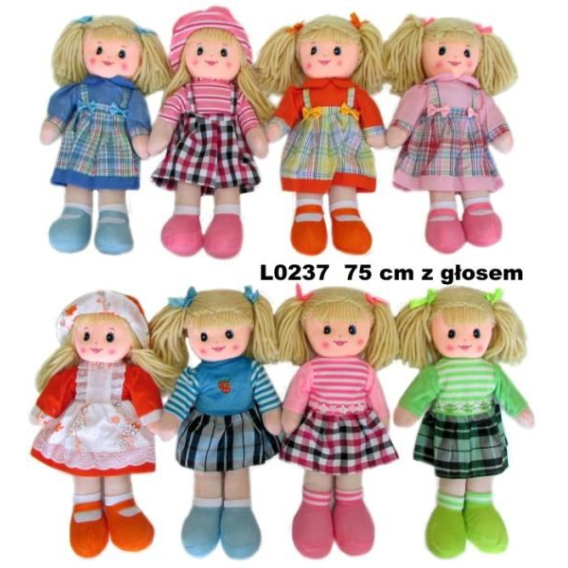 Obrázok pre Doll with voice 75cm MIX