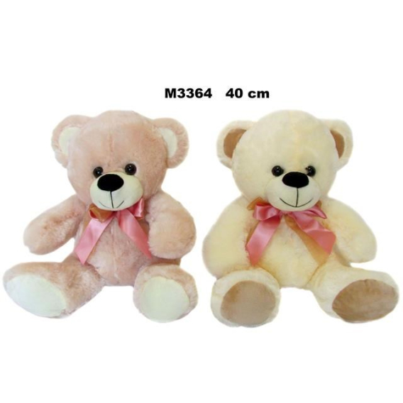 Obrázok pre Teddy bear with bow 40cm MIX