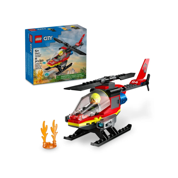 Obrázok pre LEGO CITY 60411 HASIČSKÝ ZÁCHRANNÝ VRTULNÍK