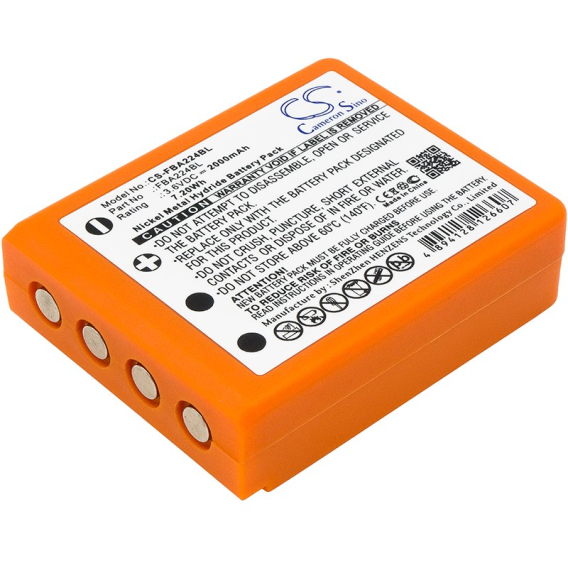 Obrázok pre Battery for HBC BA223031 3.6V2000mAh FUB6 replacement