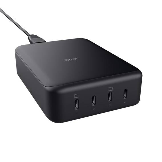 Obrázok pre Trust Maxo - 240W GaN 4portová stolní nabíječka USB-C, černá