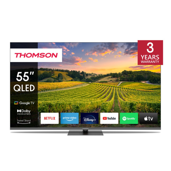 Obrázok pre Thomson 55QG5C14 televizor 139,7 cm (55") 4K Ultra HD Smart TV Wi-Fi Šedá