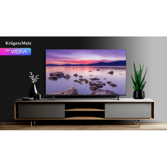 Obrázok pre Television Kruger&Matz 55" UHD smart DVB-T2/S2 H.265 Hevc