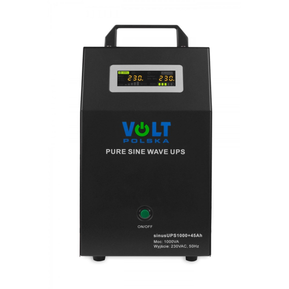 Obrázok pre Uninterruptible Power Supply SINUS UPS 1000 + 45Ah (700/1000W) [1.5m cable]