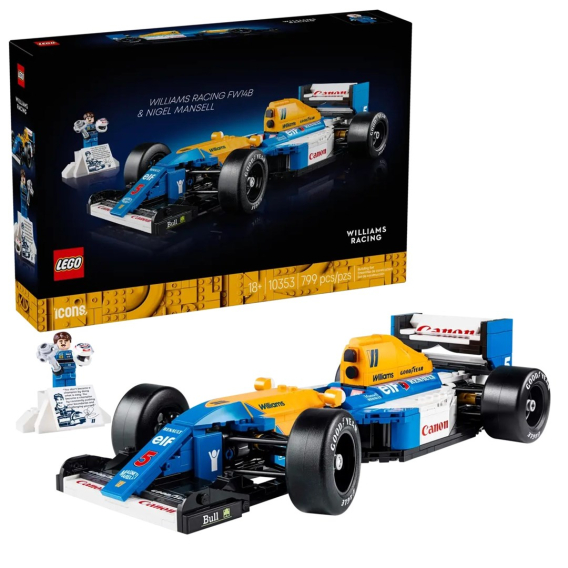 Obrázok pre LEGO ICONS 10353 Williams Racing FW14B a Nigel Mansell