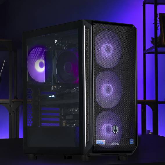 Obrázok pre Actina 5901443410263 PC Intel® Core™ i5 i5-12600K 32 GB DDR5-SDRAM 1 TB SSD Intel Arc B580 Midi Tower Černá