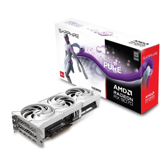 Obrázok pre Sapphire PURE Radeon RX 9070 AMD 16 GB GDDR6