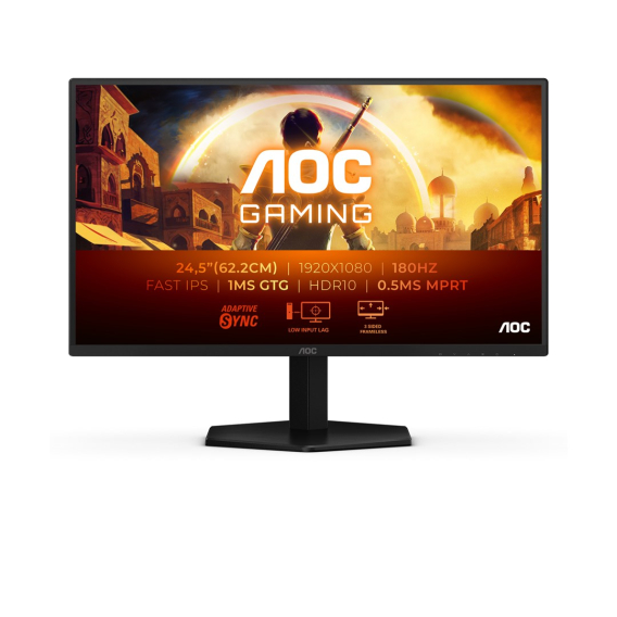 Obrázok pre AOC G4 25G42E počítačový monitor 62,2 cm (24.5") 1920 x 1080 px Full HD LED Černá, Červená