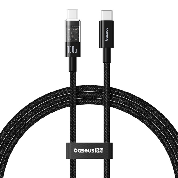 Obrázok pre Baseus Gem Rychlonabíjecí kabel USB C na USB C 1 m 100 W černý