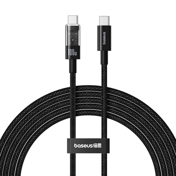 Obrázok pre Baseus Gem Rychlonabíjecí kabel USB C na USB C 2 m 100 W Černá