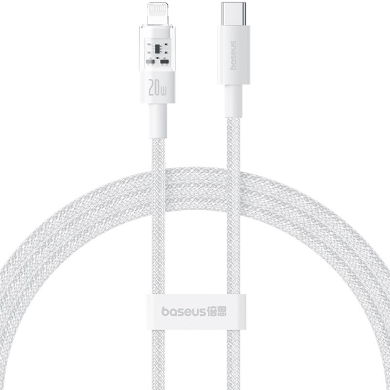 Obrázok pre Baseus Gem Rychlonabíjecí kabel USB-C na iP 1 m 20 W Bílá