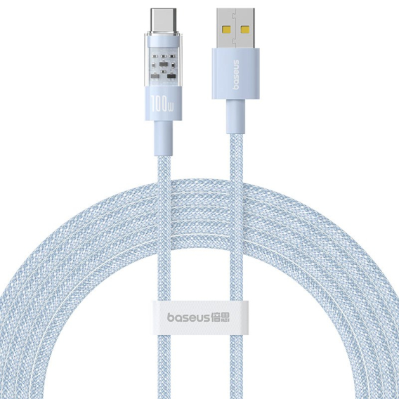 Obrázok pre Baseus Gem Rychlonabíjecí kabel USB A na USB C 2 m 100 W Modrá