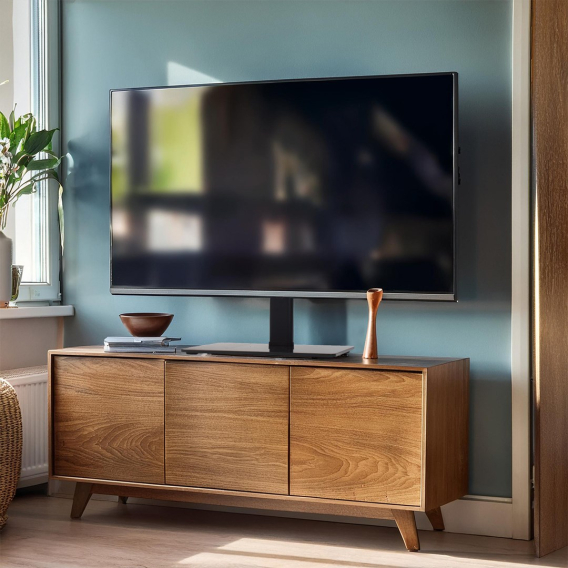Obrázok pre Univerzální stojan na TV Maclean pro RTV skříňový stojan max. 40 kg max. VESA 600x400 pro 32-75" TV MC-386