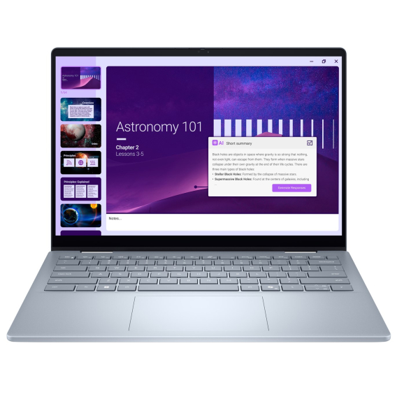 Obrázok pre DELL 14 Plus 2-in-1 Intel Core Ultra 7 256V Hybridní (2v1) 35,6 cm (14") Dotyková obrazovka Full HD+ 16 GB LPDDR5x-SDRAM 512 GB SSD Wi-Fi 7 (802.11be) Windows 11 Home Modrá