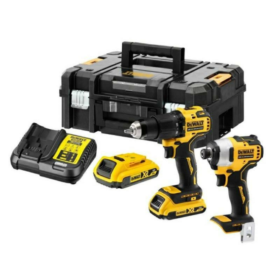 Obrázok pre DEWALT. COMBO KIT 18V DCK2060L2T (DCD778+DCF787) 2x3,0Ah TSTAK II %%%